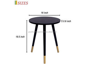 Table basse moderne compacte pour balcon et salon, style minimaliste, en bois de manguier, meubles de salon - Product Image 6