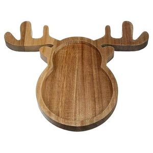 Bandeja de servir en forma de estrella de madera de mango, precio al por mayor, plato de aperitivos de madera hecho a mano, decoración de mesa navideña, regalos navideños - Product Image 4