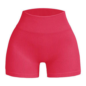 Pantalons de yoga et shorts de sport pour femmes, taille haute, respirants, effet délavé, extensibles, style hip-hop, sexy, pour le fitness, vente en gros personnalisée - Product Image 4