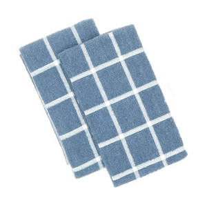 Premium Combed Cotton Grey <b>Hand</b> Embroidered Dish <b>Towels</b> 40x60cm Anti Shrink Fade Resistant Quick Dry Daily Kitchen Textiles - Product Image 1