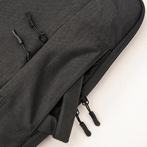 Bolso para portátil de cuero negro, bolso de hombro de gran capacidad, maletín multicompartimentos, bolso de negocios. - Product Image 4