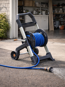 Heavy Duty Garden Dump Cart Poly Utility Wagon Outdoor Yard Farm Hauling Cart OEM GARPYC000 - Product Image 3