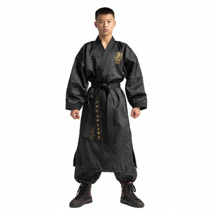 Túnica de Karate para Combate, 100% Poliéster Satinado, Ropa de Artes Marciales, Túnica de Boxeo, Túnica de Seda Satinada para Adultos - Product Image 6