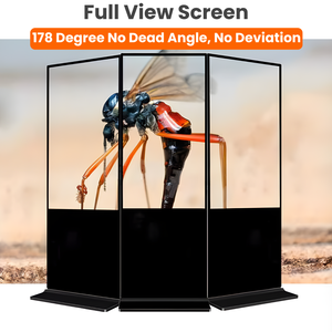 Pantalla publicitaria <span class=keywords><strong>de</strong></span> pie con kiosco táctil IR/PCAP <span class=keywords><strong>de</strong></span> 32-65 pulgadas, 4K, Android 11, 2GB/4GB/8GB <span class=keywords><strong>de</strong></span> RAM, cristal <span class=keywords><strong>de</strong></span> 3mm para <span class=keywords><strong>supermercados</strong></span> y comercios minoristas. - Product Image 3