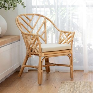 Silla de comedor moderna para exteriores e interiores, muebles para cenas, sillas de ratán natural de alta calidad - Product Image 6