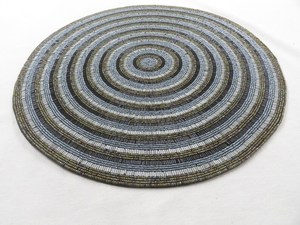 Set of 2 handmade-handcrafted <b>beaded</b> <b>placemat</b> Sphere <b>Placemat</b>- <b>beaded</b> charger- - Product Image 3
