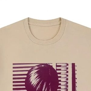 T-shirts personnalisés pour hommes, logo sur mesure, coton et polyester de haute qualité, respirants, imprimés, streetwear, décontractés. - Product Image 5