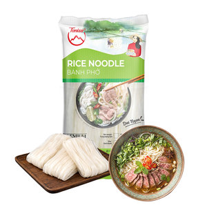Fideos de Arroz para Pho, Sin Gluten, Fabricante de Exportación, Marca Privada al por Mayor, Certificación HALAL/ISO/HACCP - Product Image 1