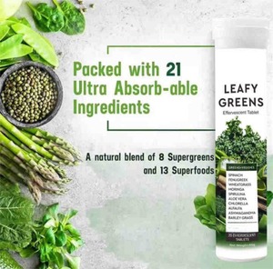 Comprimés effervescents de légumes verts de qualité supérieure, mélange de superaliments naturels, boisson pétillante fruitée, formule de soutien quotidien pour le bien-être - Product Image 5