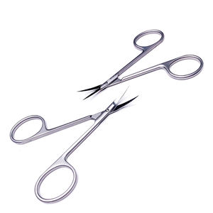 Tijeras Profesionales de Acero Inoxidable para Pedicura y Manicura, con Punta Curva para Recortar Cutículas y Eliminar Piel Muerta - Product Image 1