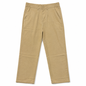 Pantalones de Lino y Mezcla de Lona para Hombre, Corte Recto, Color Liso, Ligeros, Transpirables, Casuales, para Oficina, Uso Diario, OEM, ODM - Product Image 5