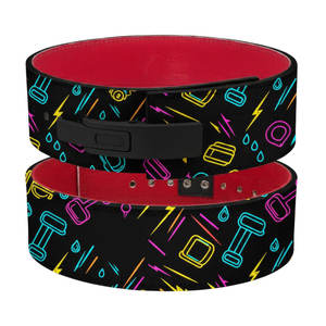 Ceinture de musculation à levier en cuir de vachette avec logo personnalisé pour fitness et entraînement en salle de sport - Product Image 1