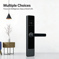 Kunci Pintar Anti Maling Model Terbaru untuk Hotel, Penginapan, Apartemen, Kontrol Kartu Gesek, Aplikasi TT Lock, Keamanan Tingkat C, Aluminium, Cloud