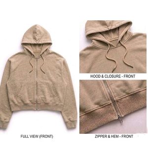 Sweat-shirt à capuche en tricot surdimensionné personnalisé style streetwear, en coton épais pour l'hiver, avec poche écologique, unisexe pour hommes et femmes - Product Image 4