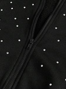 Sudaderas ligeras con pedrería para hombre, personalizadas, extragrandes, estilo urbano, con cremallera, fabricante OEM, diseño único, sudaderas para hombre - Product Image 4