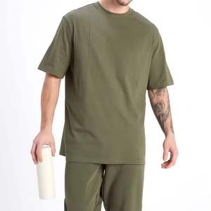 Camisetas Extra Grandes de Algodón de Alta Calidad para Hombre, con Diseño Personalizado, Transpirables, de Manga Corta, Casuales - Product Image 1