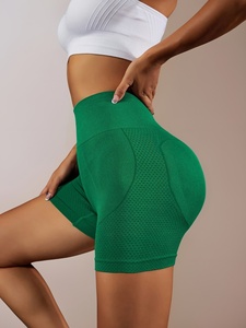 Shorts de yoga sans couture taille haute pour femme, compression et maintien, idéal pour la gym et les activités sportives - Product Image 3