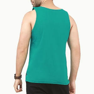 Camisetas sin mangas de algodón/fibra de bambú transpirables de talla grande para hombre, diseño OEM, colores personalizados, Pakistán, las más vendidas - Product Image 6