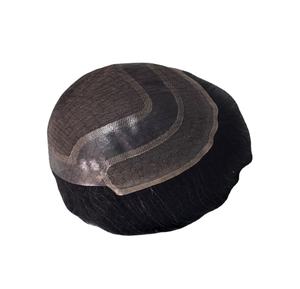 Toupee para Hombre Taz Hair, Peluca de Cabello Humano 100%, Densidad 60%-150%, Cabello Remy Indio, Resistente al Agua, Suave, Ondulado Profundo - Product Image 1