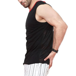 Camiseta sin Costuras de Algodón Blanca para Hombre, Personalizada al por Mayor, para Fitness, Culturismo, Entrenamiento, Gimnasio, Chaleco Deportivo para Hombre - Product Image 2