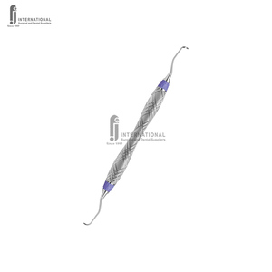 Juego de Curetas Dentales Ergonómicas de Alta Calidad con Mango Hueco 11/12 Gracey, de Acero Inoxidable, para Periodoncia, F.J.INTERNATIONAL - Product Image 1