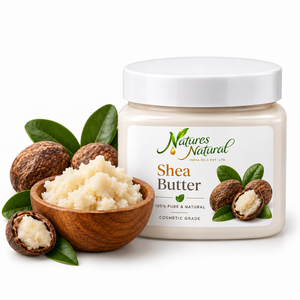 Beurre de karité bio naturel d'Inde, 100% pur, pressé à froid, non transformé, hydratant éclaircissant pour le soin du corps, adultes, tous types de peau - Product Image 1