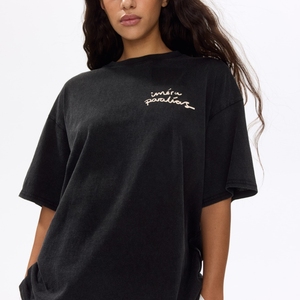 เสื้อยืดแขนสั้นผู้หญิง ผ้าฝ้าย 100% คอกลม เรียบง่าย สไตล์ลำลอง - Product Image 2