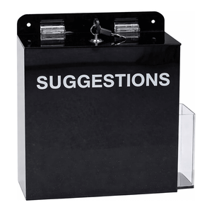 Brady Lockable <b>Suggestion</b> <b>Box</b> for Office Laboratory Factory Feedback Collection - Product Image 2
