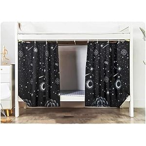 Tenda Decorativa per Letto Singolo a 2 Pannelli con Copertura per la Protezione della Privacy per Dormitorio - Product Image 1