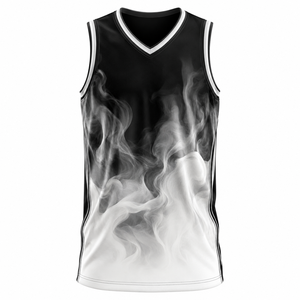 Camiseta de Baloncesto Moderna, Diseño Personalizado, Uniforme de Equipo, Impresión por Sublimación, Ropa Deportiva Ligera y Transpirable, OEM ODM - Product Image 1