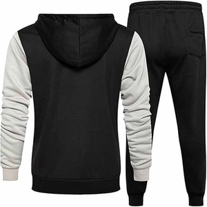 Conjunto deportivo para hombre, chaqueta y pantalones de chándal, tela transpirable, cómodo para gimnasio, entrenamiento, correr, atletismo informal. - Product Image 2