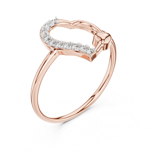 Anillo de Compromiso de Oro Amarillo de 14K con Diamante Cultivado en Laboratorio, Redondo, para Mujer, 0.08 Quilates, Certificado IGI, Moderno |   Diamante Cultivado Nuevo - Product Image 6