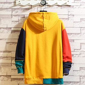 Sweat à capuche vintage délavé et usé 100 % coton pour homme, style streetwear, avec logo personnalisé brodé ou imprimé (OEM) - Product Image 4