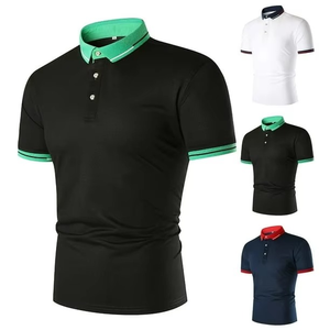 Camiseta Casual de Algodón de Lujo de Alta Calidad para Hombre, Camiseta de Golf de Poliéster Tejido con Logotipo Bordado, Polos Personalizados - Product Image 2
