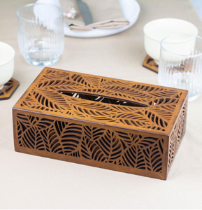 Meilleur design, porte-serviettes en bois d'acacia durable en forme de cabane, boîte à mouchoirs décorative, distributeur vertical pour cuisine et salle à manger - Product Image 3