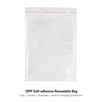 Sacs d'emballage transparents auto-adhésifs refermables Source Factory Opp