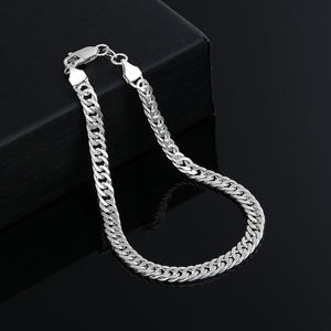 Pulsera de Cadena de Plata para Hombre, Joyería de Moda, Precio al por Mayor - Product Image 2