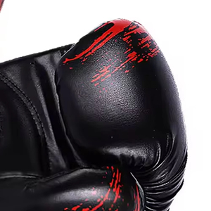Gants de boxe en cuir de couleur personnalisée, en cuir de vachette, pour l'entraînement et le sparring, logo OEM pour la boxe, le kickboxing, le Muay Thai, le MMA, la gym et l'entraînement. - Product Image 3