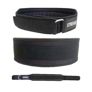 Ceinture de musculation unisexe en néoprène respirant de bonne qualité avec fermeture auto-agrippante réglable pour la gym et l'entraînement - Product Image 1