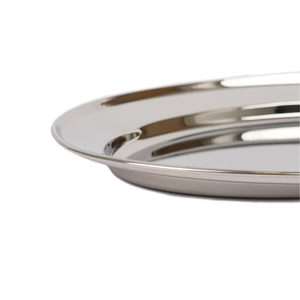 <b>Cast</b> <b>Iron</b> Sizzling Steak <b>Plate</b> with Heat Resistant Tray for BBQ - Product Image 5