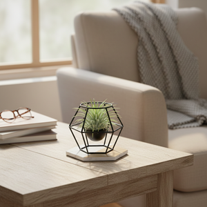 Ensemble de tapis et de dessous-de-plat ronds modernes écologiques en bois naturel AG Elements, diamètre 10 cm, tapis de table décoratifs - Product Image 4