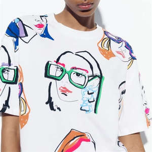 Camisetas para Mujer OEM, Proveedor de Fábrica, Camisetas de Algodón de Alta Calidad, Ajuste Cómodo, Ideal para Fabricación de Marca Privada - Product Image 5