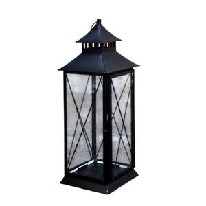 Luxury <b>Moroccan</b> <b>Lantern</b> Durable Glass with Matte Black & Golden Iron Frame for Home Garden Decor for Christmas Low Price - Product Image 5