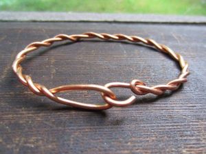 Luxury Handmade Copper <b>Bracelet</b> Designed With <b>Adjustable</b> Open Cuff Style For Premium Fashion Jewelry Buyers - Product Image 1