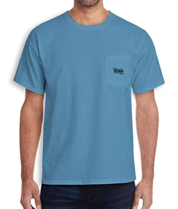 เสื้อยืดออกกำลังกายผู้ชายผ้าเทอร์รี่พิมพ์ลาย 7900 180 กรัม มีกระเป๋า ทรงหลวม ไซส์ใหญ่ ระบายอากาศดี คอกลม - Product Image 4