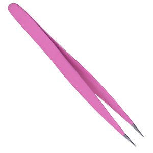 Pinzas de Precisión para Cejas con Punta Puntiaguda, Herramienta de Belleza Profesional de Acero Inoxidable para Salón, Spa, Cuidado Personal y Depilación - Product Image 5