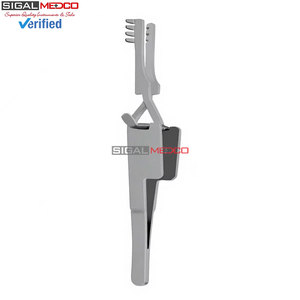 Écarteur à action croisée 4 pouces, auto-retenant, à dents émoussées 4x4, instrument chirurgical en acier inoxydable réutilisable, usage médical - Product Image 5