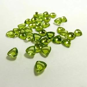 Trillón de peridoto Natural de 8mm, cabujón liso, suelta piedra preciosa, calidad AAA, peridoto verde, venta al por mayor, piedras preciosas semipreciosas a la venta - Product Image 2