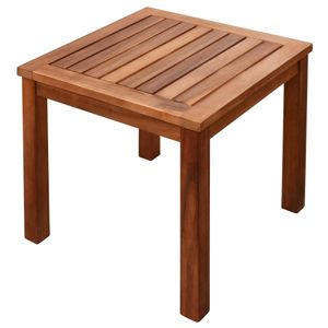 Ensemble de meubles de jardin en bois d'acacia brun, 9 pièces, design pliable - Product Image 5