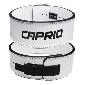 Ceinture de musculation en cuir véritable OEM avec boucle carrée solide pour haltérophilie, musculation, fitness, vente en gros - Product Image 5